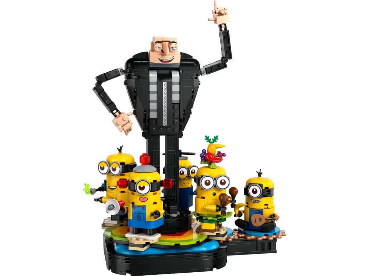 brick built gru and minions 75582