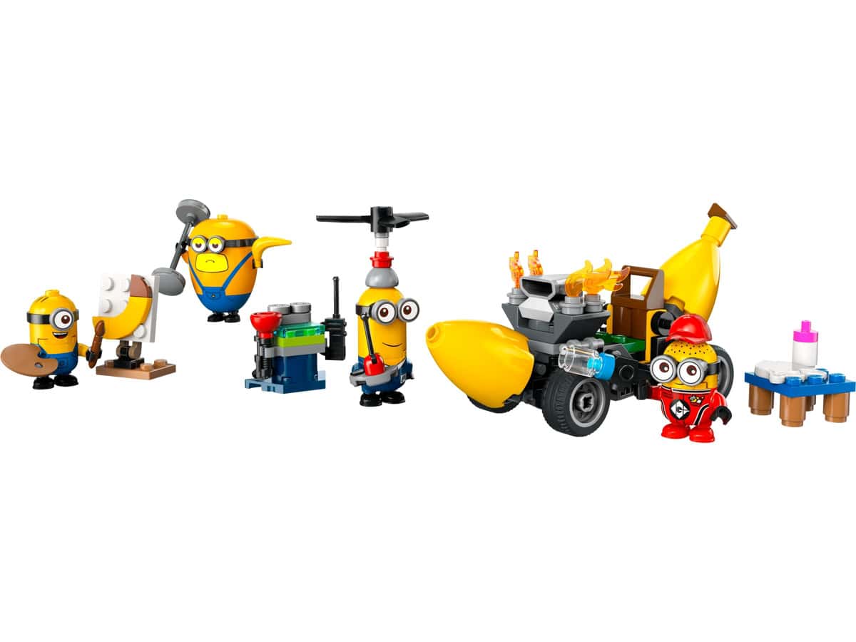 minions and banana car 75580