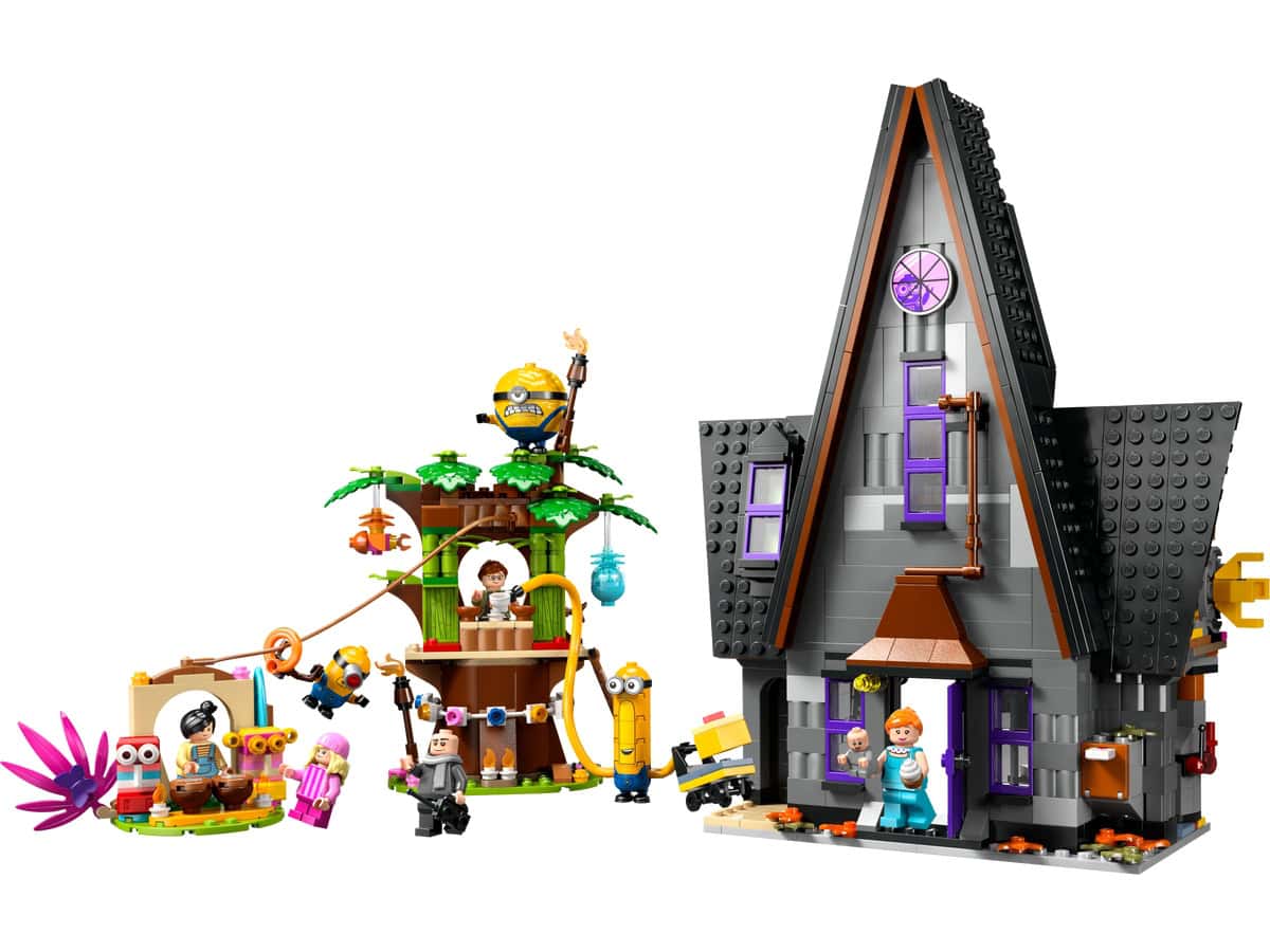 minions and grus family mansion 75583