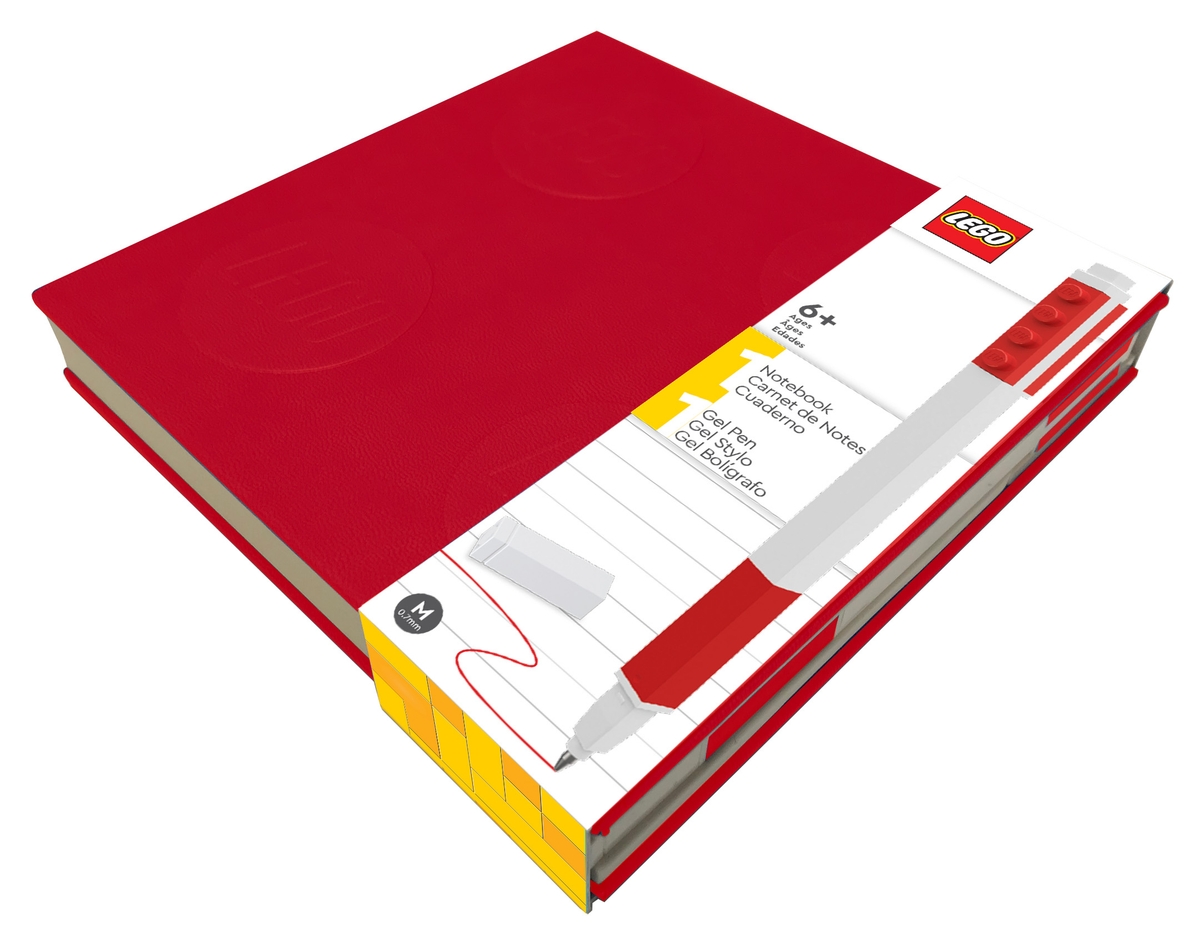 Notebook With Gel Pen Red 5008307