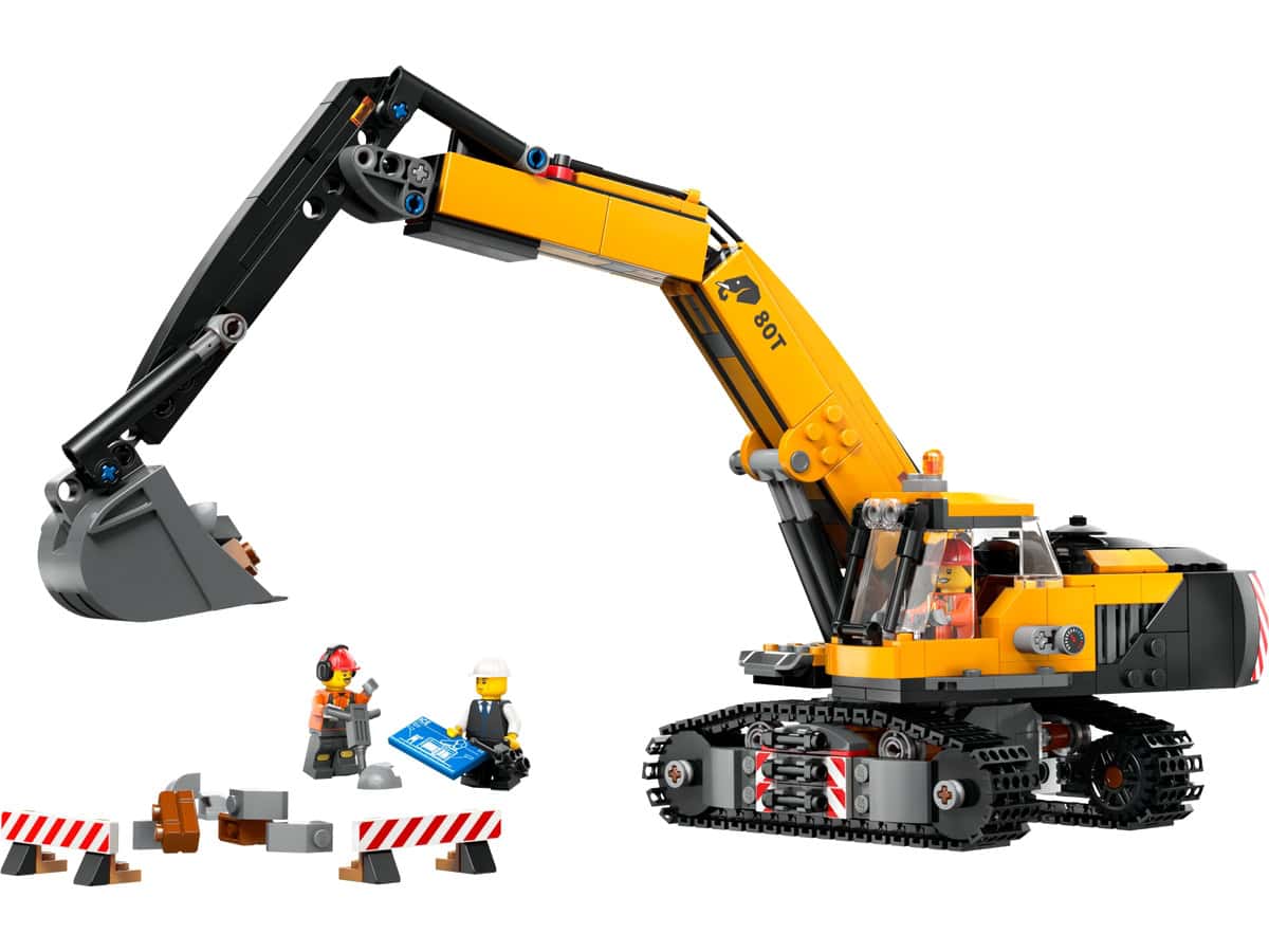 Yellow Construction Excavator 60420