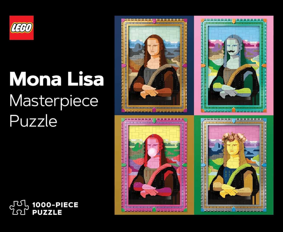 LEGO Masterpiece Puzzle: Mona Lisa puzzel van 1000 stukjes 5008976