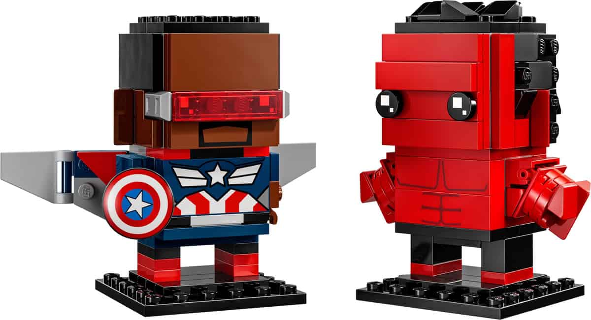 LEGO Captain America en Rode Hulk figuren 40668